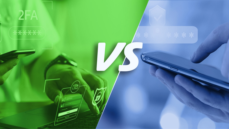 Major differences between single factor and multi factor authentication