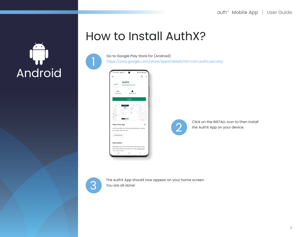 AX 21 Mobile App Android User Guide v1 2